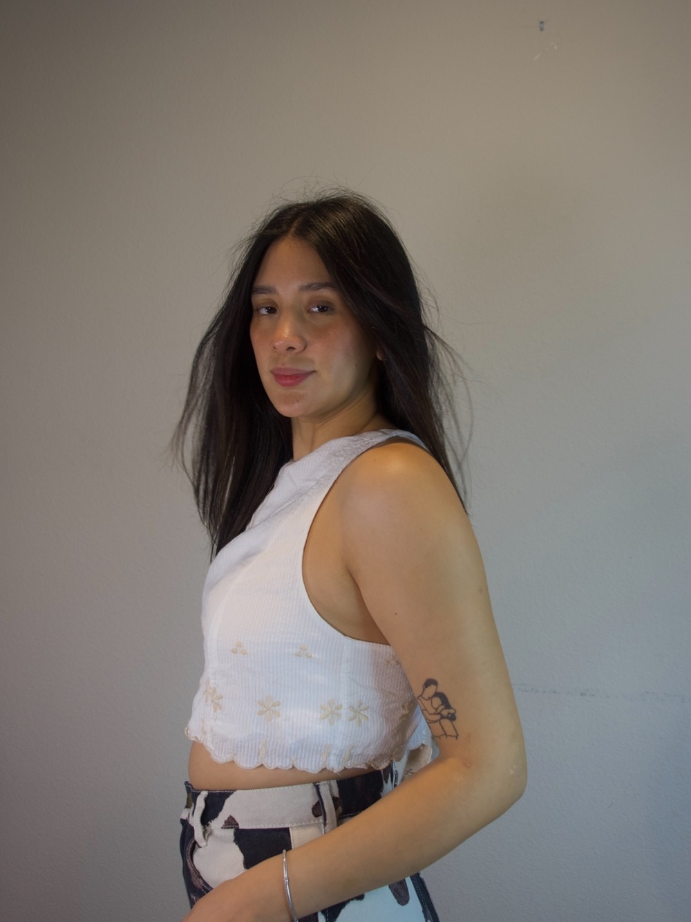 Free People Kayla Embroidered Crop Top - Picture 2 of 5